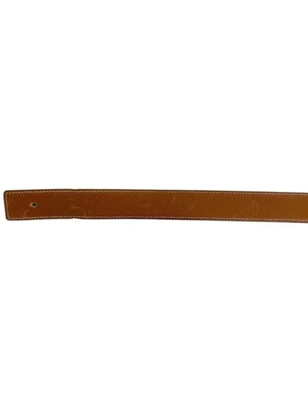 Hermes Belt Black Brown Evelyne Waist 94 30 Box Calf Togo Perforated Logo Buckle